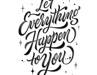 Let Everything Happen to You | Typism Book #9