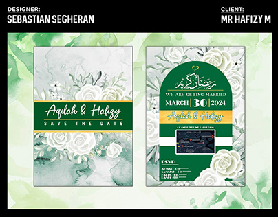 Wedding Card Muslim Theme