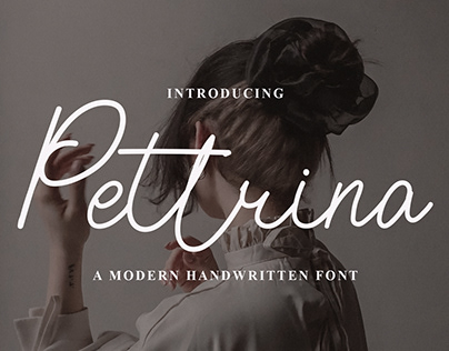 Pettrina - Modern Handwritting Font