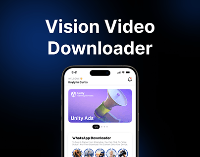 Project thumbnail - Vision Video Downloader UI/UX Case Study