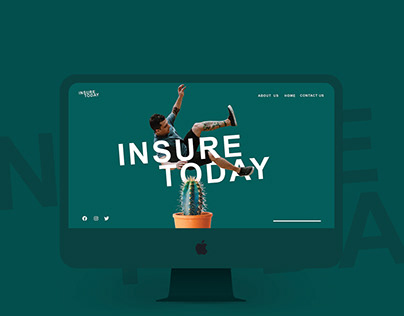 insure today / hero page design