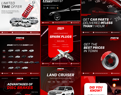 Project thumbnail - Social Media - Car Parts Brand