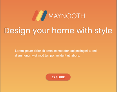 Maynooth Furniture High Fidelity App Design