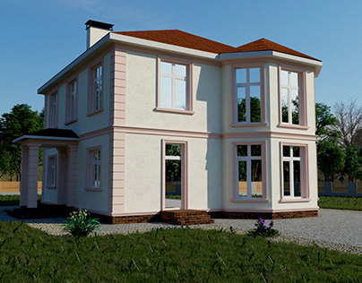 Визуализация частного дома в с. Барановка (г. Сочи)