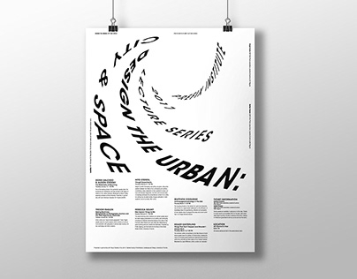 Typography Poster – Design the Urban: City & Space