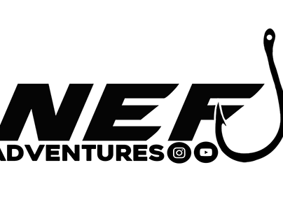 NEF Fishing and hook logo