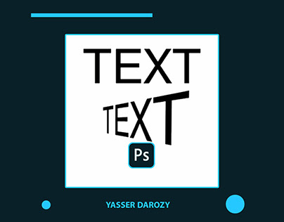 Distort Text Without Rasterizing in photoshop