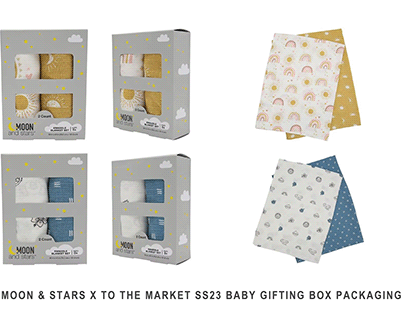 MOON&STARS X TO THE MARKET SS23 BABY GIFTING PACKAGING
