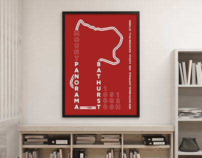 Mount Panorama Motor Racing Circuit Poster