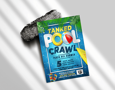 Tanked Pool Crawl Playa Del Carman