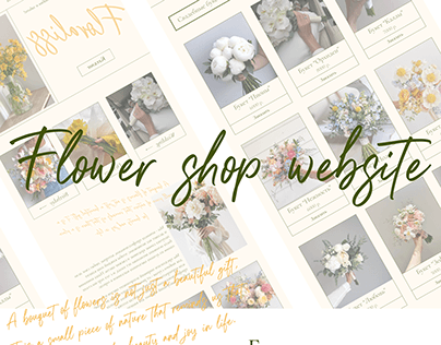 Flower shop website