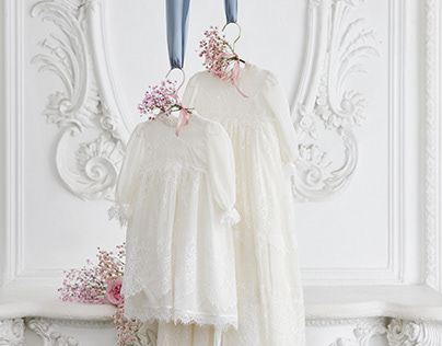 BABY christening clothes campaign ss22