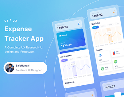 Expense Tracking App Mobile UI Design