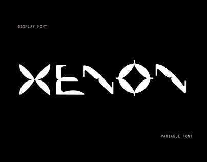 Xenon Flush Typeface Design