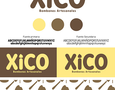proyecto rediseño de logo / Xico bombones artesanales
