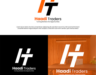 Haadi Traders logo Design.