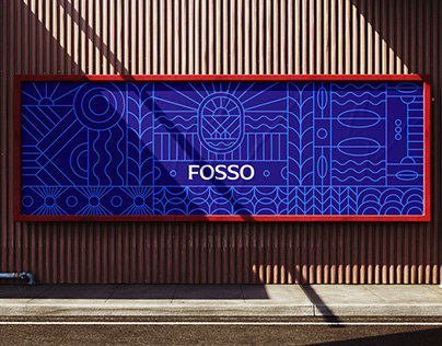 Logo and visual identity for the beer brand "Fosso"