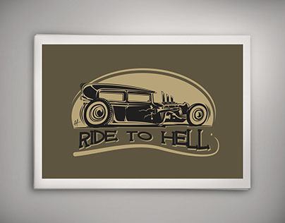 Ride to Hell - Illustración