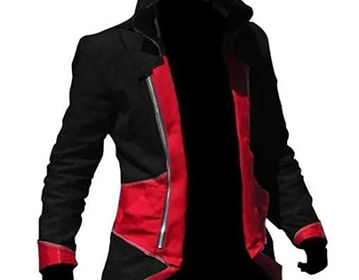 Assassins Creed Connor Kenway Red and Black Jacket