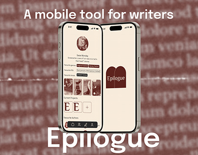 Epilogue - A mobile tool for writers