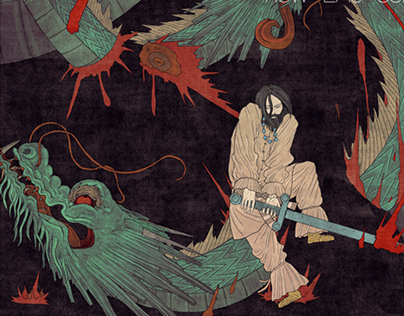 Yamata No Orochi -from the oldest chronicles of Japan