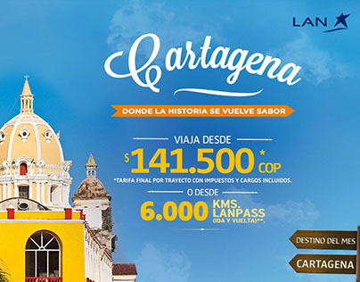 LAN l Cartagena, donde la historia se vuelve sabor