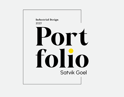 Industrial Design Portfolio-2023