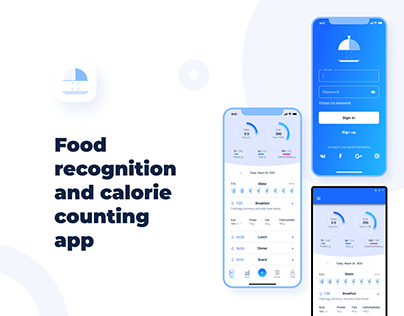 Food recognition and calorie counting app.