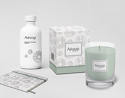 Pattern and product design. Aesop