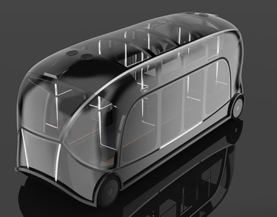 Self-driving city bus concept "Orangery"