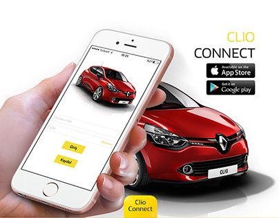 Renault Clio Connect Web Page Design & Presentation