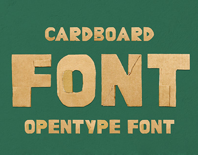 Cardboard Font