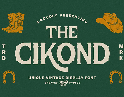 Cikond - Medieval Display Font