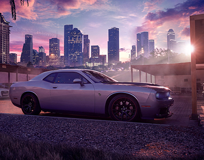 Dodge Challenger - Purple Sunset Concept
