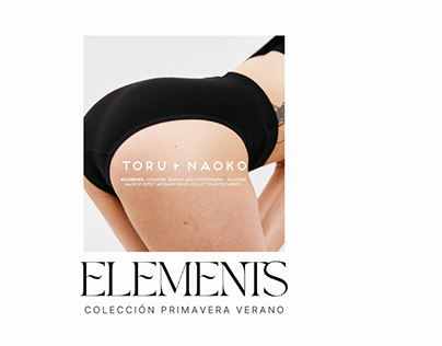 Colección Elements de Toru&Naoko