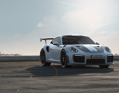 3D-Renderings of the 2018 Porsche GT3 RS