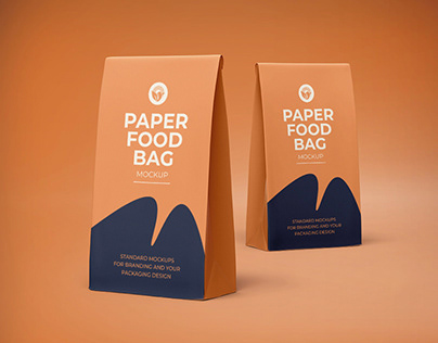 Paper Bag Packaging Mockup