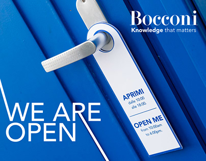 Bocconi_We Are Open
