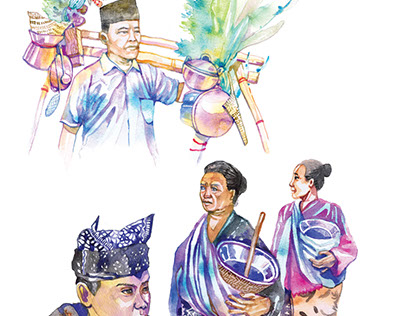 Osing Tribe Illustration Book