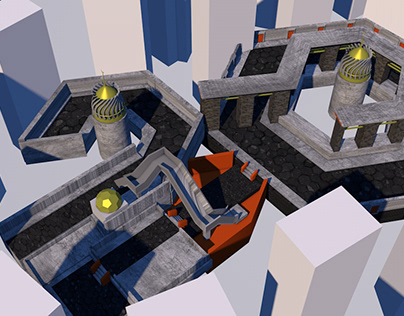 Elmamalek FPS game map 3D model