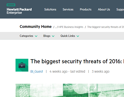 The biggest security threats of 2016 - HPE