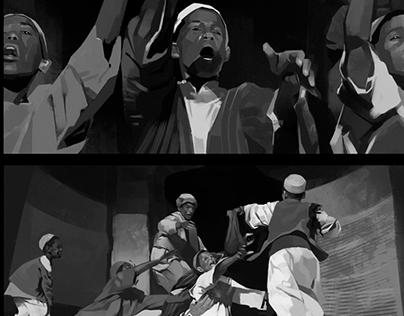 Movie, Storyboard Study: Fifth Element.