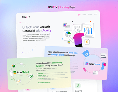 Project thumbnail - Acuity Landing Page