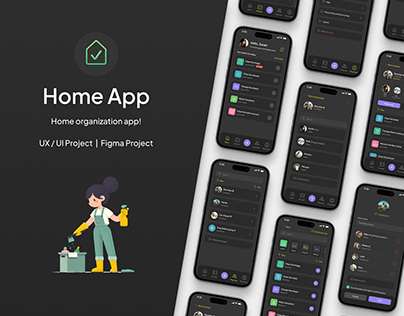 Project thumbnail - Home App. Application for household organisation.