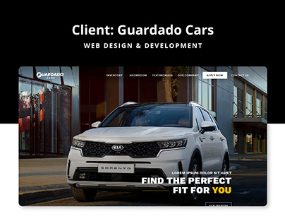 Project: Guardado Cars | Web Design