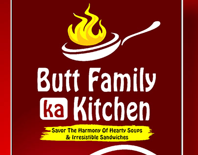 Butt Family ka Kitchen Standee Design