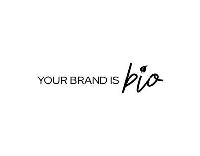 Logo "Your brand is bio"