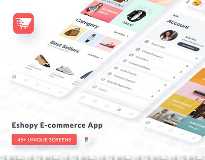 Eshopy Commerce App UI Kit Demo