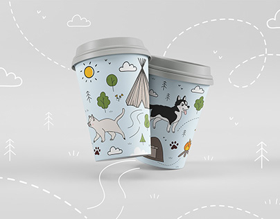 Coffee cup design "Karjala Park"