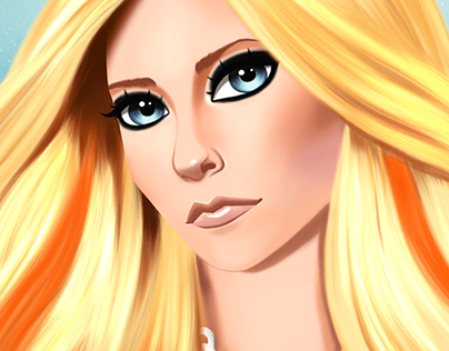 Illustration of Avril Lavigne
